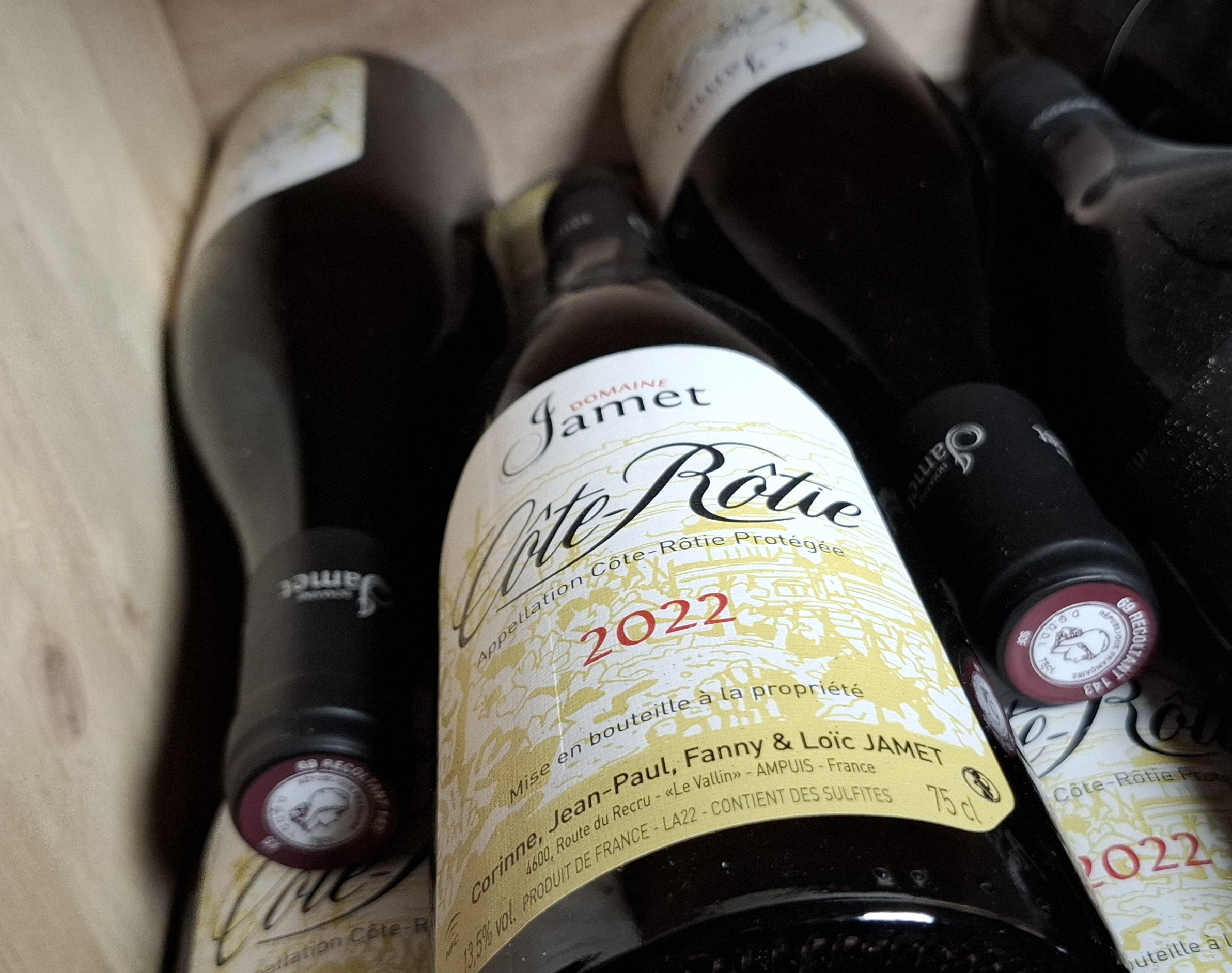 Bouteilles de Côte-Rôtie du Comptoir 1940